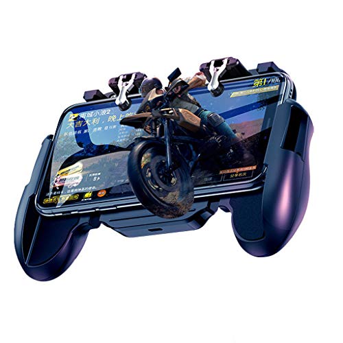 Ikevan_ Mobile Game Controller 4in1 Gamepad Shoot Aim Trigger Phone Cooling For HTC PUBG Nokia