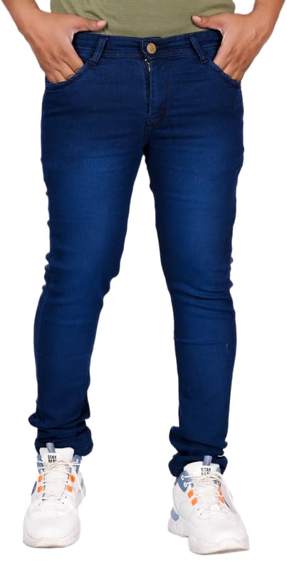 Mens Cotton Blend Blue Regular Jeans (SKO5-SHOPSY-MEN-BLUE-28_PT)-picture-11