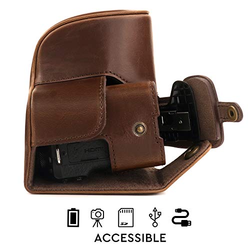 Funda de Cuero para Cámara Compatible con Canon EOS M6 Mark II miniatura 7