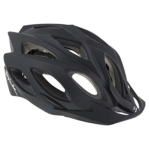 Spiuk Rhombus Casco, Unisex Adulto, Negro Mate, (S/M) 52-58
