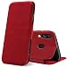 Produktbild Conie Business Hülle für Samsung Galaxy A40, Premium PU Leder Flip Schutzhülle klappbar für Samsung Galaxy A40 Tasche, Rot