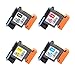 JIUPIN Compatible for HP 11 Printhead, Replacement Kit for HP11 HP100 HP510 HP800 HP110 C4810A C4812A C4813A, 2025 Upgraded Compatible Printer Head for HP Designjet 500 & 500 Plus Series, 4 Packs
