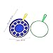 PHENOFICE 3pcs Outdoor Bubble Blower Large Bubble Ring Plastic Maker for Boys Fun Tool for All Seasons Random Color