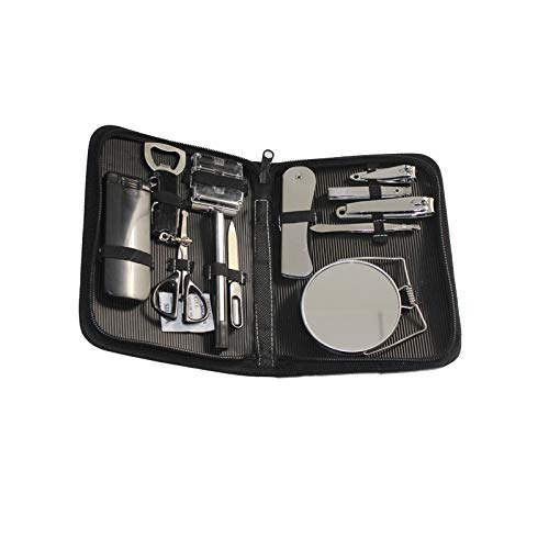 PSVOD Juego de manicura de uñas Profesional de Viaje for Regalo de niño, Kit de Aseo Que Incluye Pinzas for Cortar uñas, Lima de uñas, Tijera Portátil