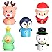 CCINEE 5 Pieces Christmas Finger Puppets Toys for Kids Elk Santa Claus Snowman Christmas Tree Character Party Favors Goodie Bag Fillers