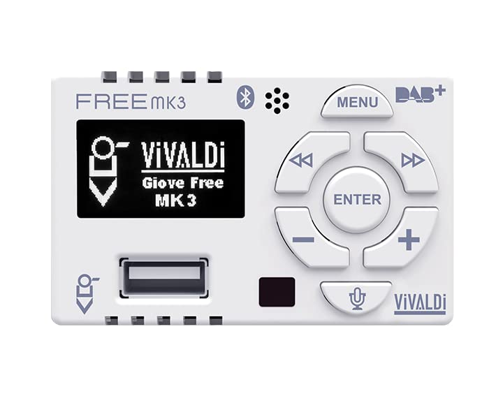 Vivaldi Giove FREEMK3 - Dispositivo MULTIMEDIALE audio all-in-one versione MK3 (Bianco)