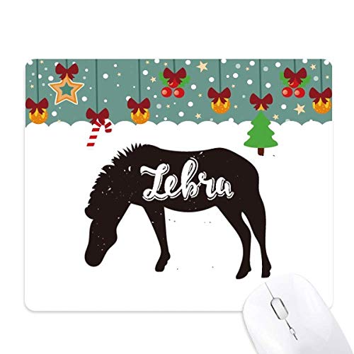 Tapis de souris zèbre noir et blanc grand confort de glisse
