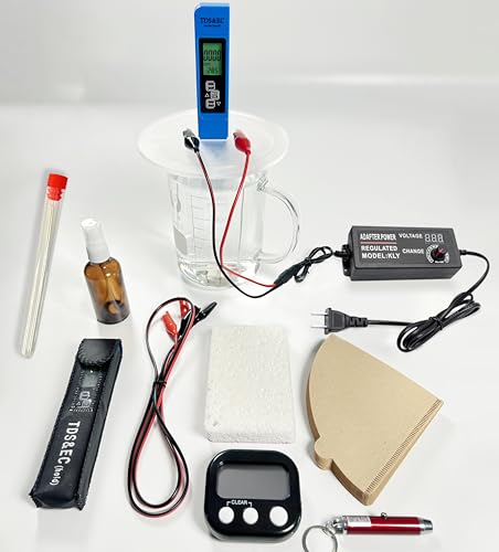 Colloidal Silver Generator Kit Pure Silver Wire 99.99% 9999 Pure(Adjustable AC/DC Switching Power 9V-24V)