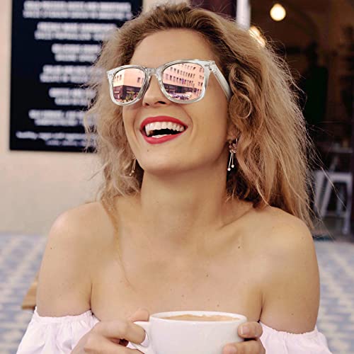 Image of MEETSUN Polarized Sunglasses for Women Men Classic Retro Square Frame Driving Sun Glasses UV Protection