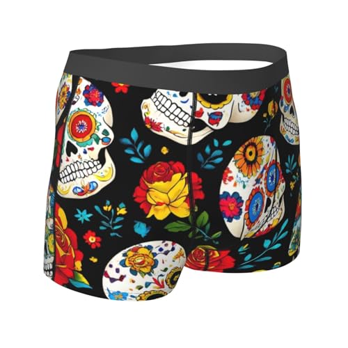 Men's Casual Boxer Briefs Soft Breathable Unique Underwear3