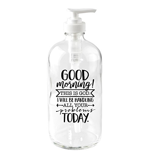 Dexsa Co., Ltd.. Good Morning. C'est Dieu 453,6 Gram Distributeur de Savon Verre