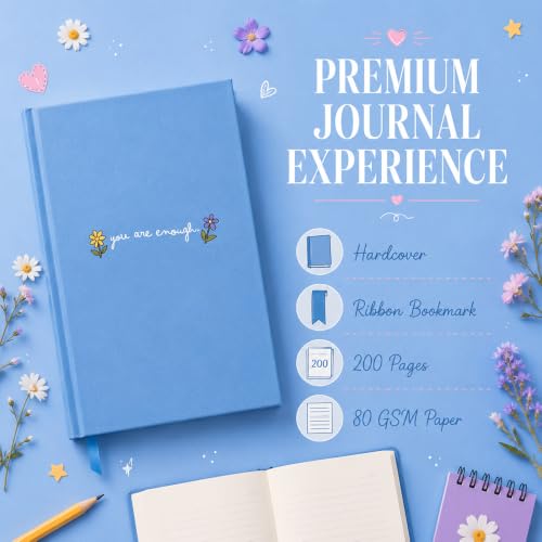 Image of Being Journal Diary Hardcover Notebook | Ruled & Blank Pages for Writing, Doodling & Sketching | 200 Pages, 80 GSM Smooth Paper, Thread Stitched with Ribbon Bookmark | Minimal Variant