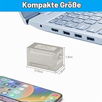 AXFEE RJ45 Kupplung Cat7, 2 Stück CAT6 Verbinder für LAN Kabel,Verlängerung – Ansicht 2