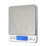 ❤Upgrade the size of the kitchen scale, large platform, large LCD screen and large button design to ensure that it can meet the needs of more people who love cooking.