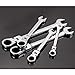 Qnkaa Flexible Ratchet Wrench Set 12pcs 8-19mm Spanner Gear Ring Ratcheting Combination Flexi Wrench Kit Metric Flex Head
