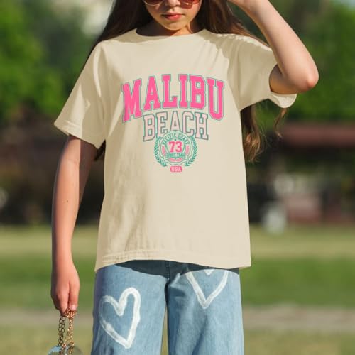 Image of Sulayesh Cute Letter Graphic Tees for Girls Preppy Aesthetic Shirts Oversized Trendy T Shirts Loose Casual Summer Tops