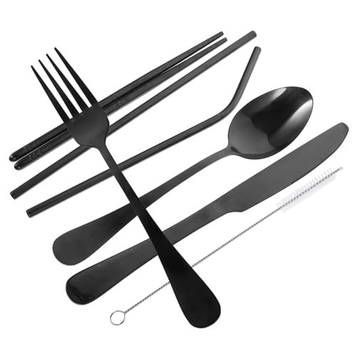 Gatuida 1 Juego Cacerola Cuchara Cuchillería Porta Cubiertos Vajilla Utensilios De Cocina Varita Mágica Palillos Separadores De Cajones Organizador De Cubiertos Acero Inoxidable Black