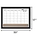 Quartet Whiteboard Calendar & Corkboard, Magnetic, White Board & Cork Bulletin Board Combo, 17