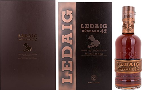 Ledaig 42 Years Old Dusgadh 1972 in Holzkiste mit Lederoptik Whisky (1 x 0.7 l)