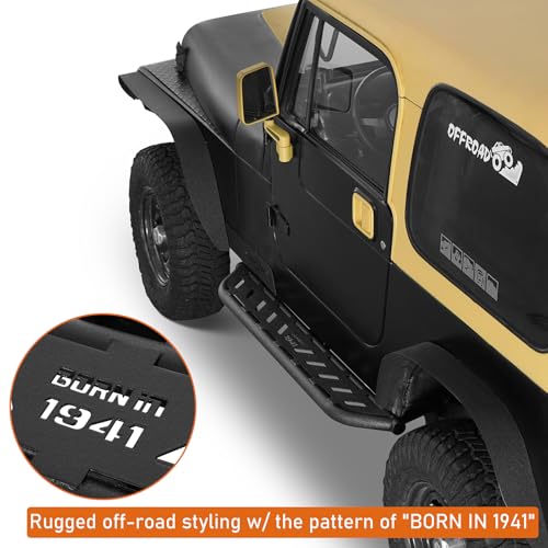 Estribos laterales para Jeep Wrangler YJ 87-95 miniatura 4