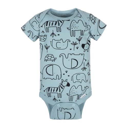 Image of Gerber unisex baby 8-pack Short Sleeve Onesies Bodysuits and Toddler T Shirt Set