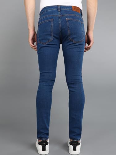 Image of Urbano Fashion Men's Regular Fit Mid Rise Washed Jeans Stretchable