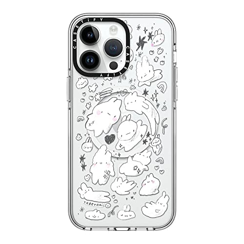Coque iPhone 14 Pro Max CASETiFY transparente au design Just Some Buns unique - 2