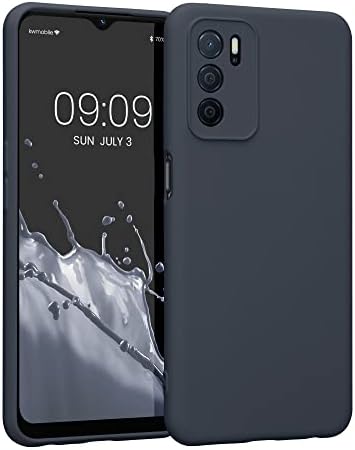 kwmobile Slim TPU Case Compatible with Oppo A16 / A16s / A54s - Case with Soft Matte Finish Grip Camera Cutout - Light Lavender