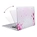 MOSISO Compatible with MacBook Air 13 inch Case (models: A1369 & A1466, Older Version 2010-2017 Release), Plastic Pattern Hard Shell Case & Keyboard Cover & Screen Protector, Pink Sakura