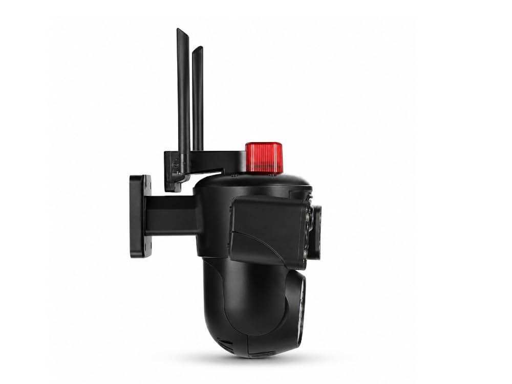 TELECAMERA WI-FI PTZ 4 LENTI 16MP DA ESTERNO CON VISIONE NOTTURNA, AUDIO BIDIREZIONALE, RILEVAMENTO MOVIMENTO E CONTROLLO DA APP FF VIDEO