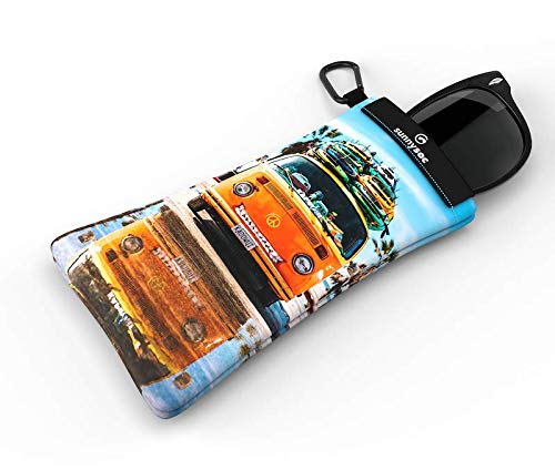 Image of GOGGLESOC Sunnysoc Sunglass Case - Stretch Microfiber, Scratch Protection, Slim Sleeve, Soft Touch - Travel, Protection
