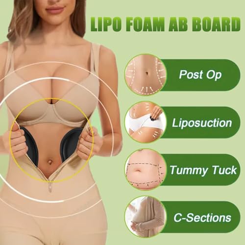 2 piezas almohadillas post-cirugía para lipo espuma miniatura 4