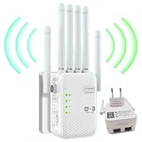 🌐 【Conception à double fonction pour une adaptabilité réseau flexible】Équipé de deux ports Gigabit Ethernet pour une polyvalence accrue. Activez le « mode répéteur » pour étendre la couverture WiFi existante là où un renforcement du signal est nécessaire. Pour les pièces où la réception est extrêmement faible, passez en « mode AP » pour une connexion filaire directe via un câble Ethernet, offrant des vitesses filaires extrêmement stables. S'adapte sans effort aux exigences complexes des différentes configurations de maison.