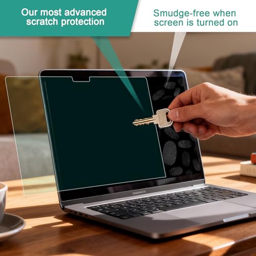 Image of 2-Pack Blue Light Blocking Screen Protector for 14 Inch MacBook Pro (2021-2025, M5, M4, M3, M2, M1, Pro /Max), Matte Cover Anti Glare Film Eye Protection Shield for Mac 14in, Anti-Scratch Protector