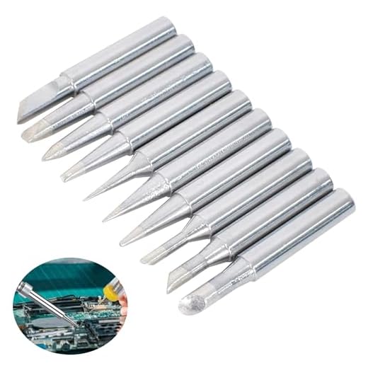 10-Pack Durable Soldering Iron Tips Set