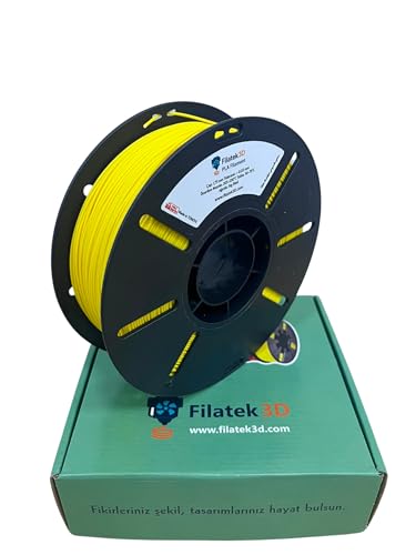 Sarı Tough Pla+ filamenti, 1.75 mm, 1 Kg, Ams uyumlu