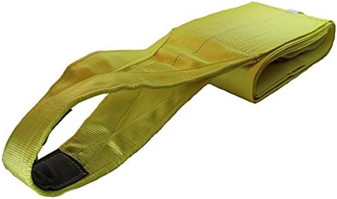 Cargo Equipment Corp. 10" X 35 Ft Single Ply Recovery Strap with Wear Pad in Loops