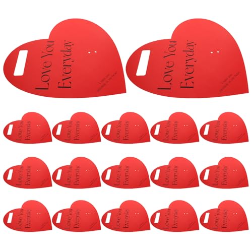 Feuilles présent Saint-Valentin cœur en papier d'emballage floral rouge pour coffret cadeau