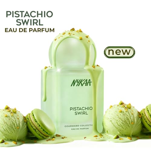 Image of Nykaa Pistachio Swirl EDP 50ml | Nutty Sweet Perfume for Women | Pistachio Coconut Warm Gourmand Fragrance | Long-Lasting Daily Wear Scent | Sweet Perfume | Best Gift for Her