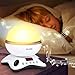 Moredig Kids Night Light Projector, Remote Baby Night Lights for Kids Room with 12 Music Nursery Night Light Projector for Kids Timer 2 Projections 18 Light Modes, Gifts for Baby Kids - Black