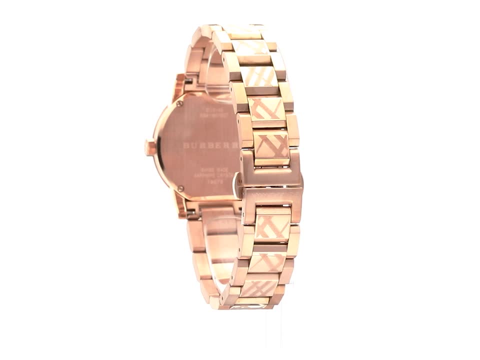 Burberry Rose Gold Watch BU9146 Burberry The City Rose Gold-Tone Ladies Watch BU9146 – Pre  main image 4