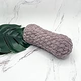 Strapless Handcrafted in The USA Breast Pillow for Woman Side Sleeper Chest Relief Pillow While Sleeping with Anti Aging in Wrinkle Prevention (Chunky Soft Rod Pillow Lavender)