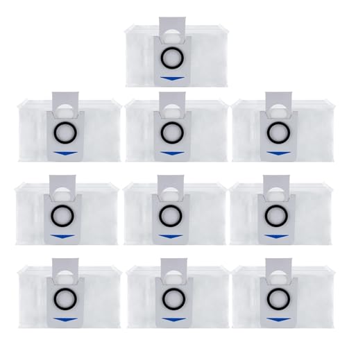 Sac à poussière compatible Deebot X1/T10 Omni, finis les blocages de station avec ce lot de 10 pièces
