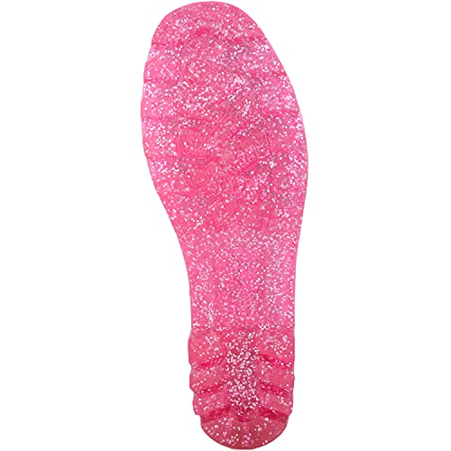 Absolute Footwear Womens Slip On Waterproof Sparkly Glitter Winter Rain Welly Wellington Boots - Image 7