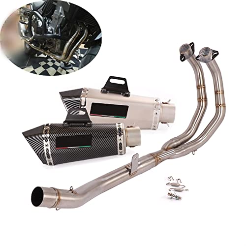 Tubo de escape de 51mm de acero inoxidable para solucionar fugas en CB500 3