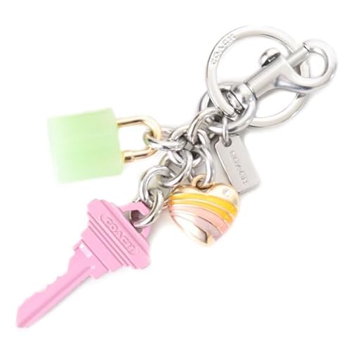 [コーチ] キーホルダー メタル エナメル レジン ハート 鍵 キー 南京錠 チャーム バッグチャーム キーリング キーホルダー マルチ CP891 [並行輸入品]