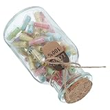 Design innovant : le design unique de la bouteille à capsule décorative apporte créativité et surprise à toutes les occasions. bouteilles à vœux en forme de cœur, mini bouteilles en liège