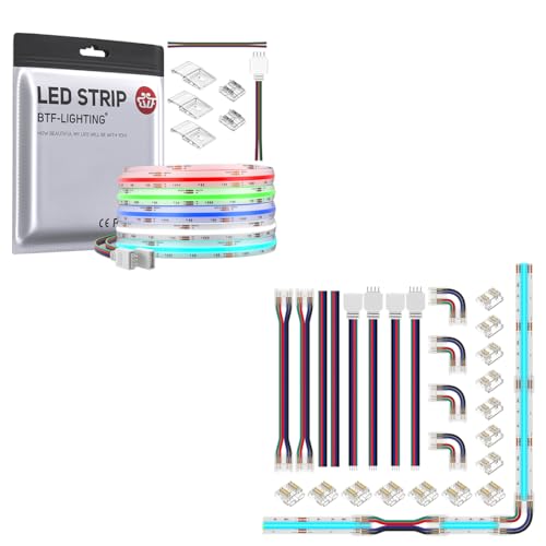 Tira LED RGB COB Waterproof IP66 5m DC12V 810LED/m miniatura 1
