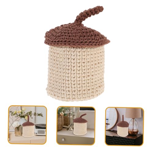 HOOTNEE Cesta De Bolota De Corda Pequenas Cestas De Lanche Cesta De Armazenamento De Prateleira Lixe