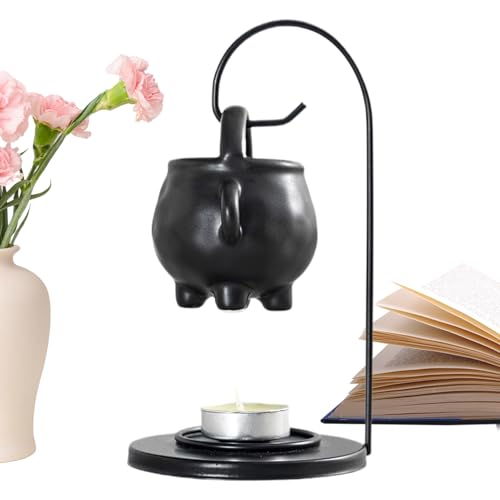Quemador de cera para velas, gran caldera para la boca, decoración gótica para el hogar, calentador de cera para velas de té, calentador decorativo de aromaterapia, para el hogar, dormitorio, sala de